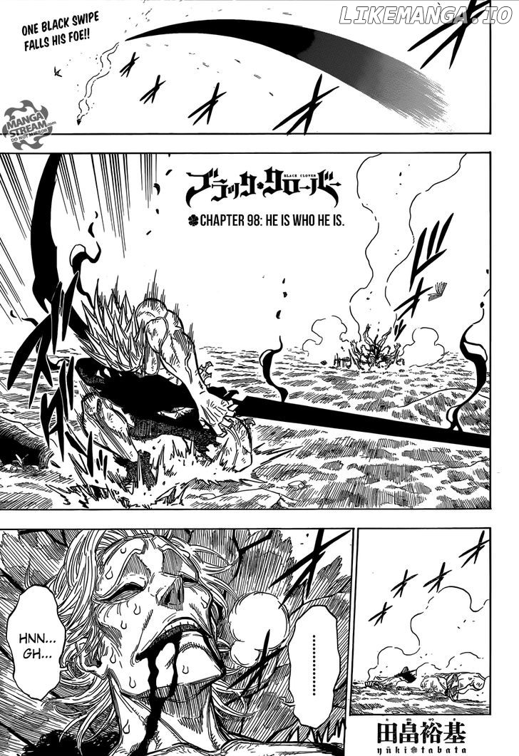 Black Clover chapter 98 image 01